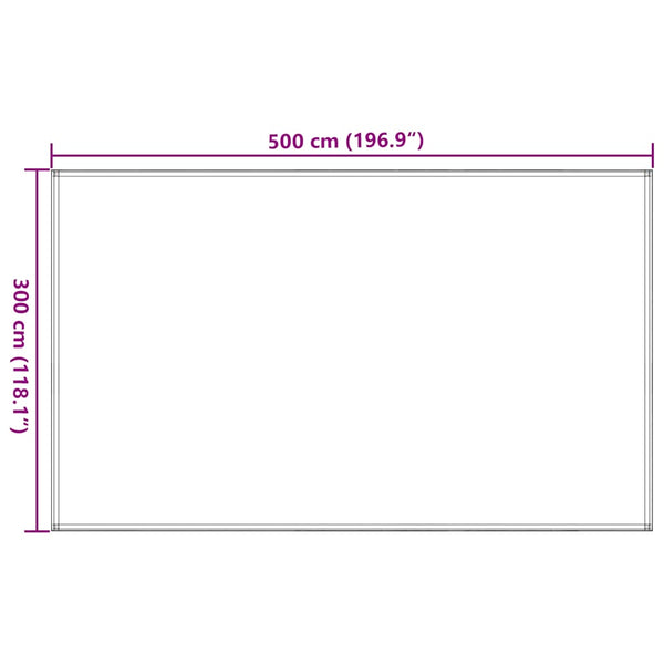 vidaXL Tent Carpet 300x500 cm Blue HDPE