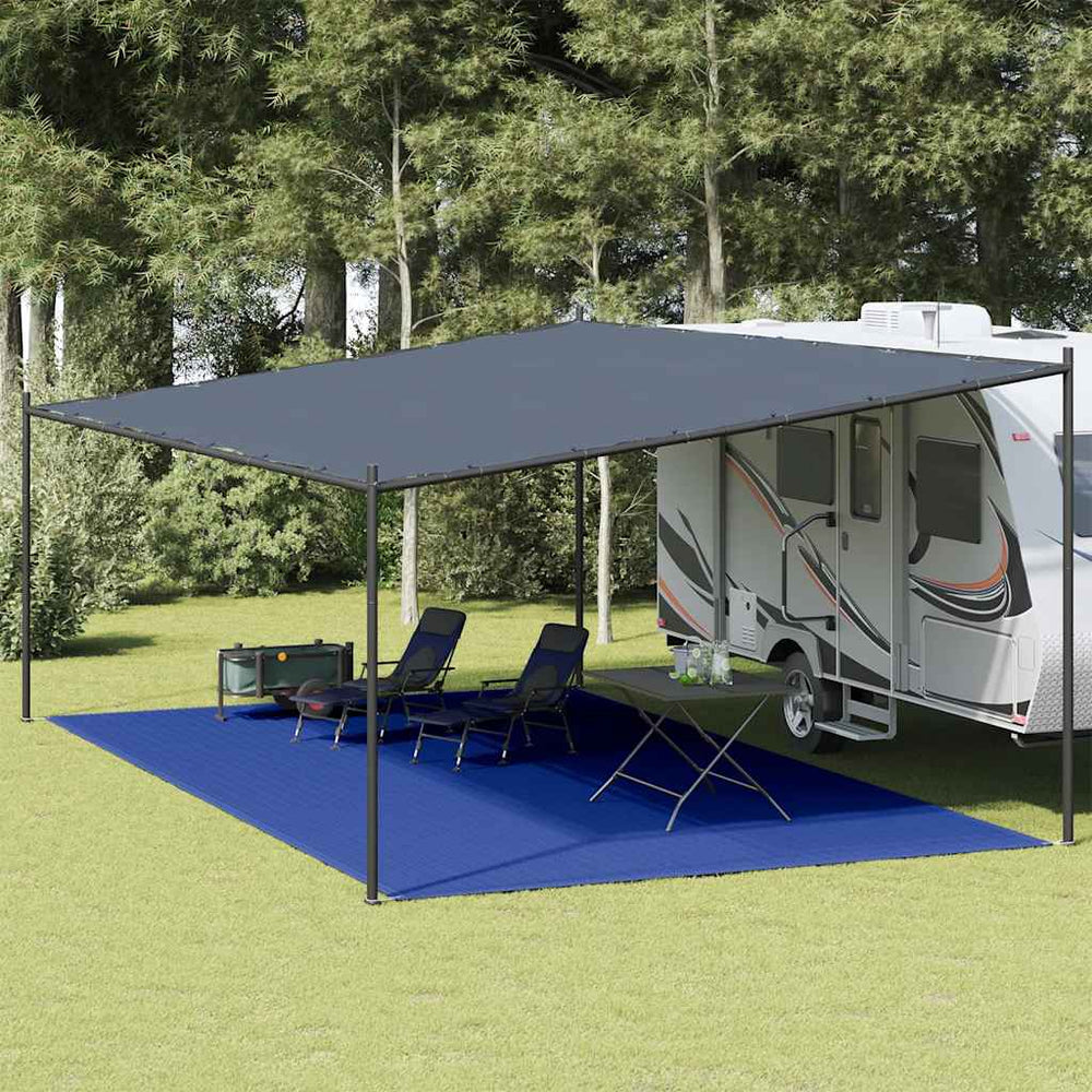 vidaXL Tent Carpet 400x700 cm Blue HDPE