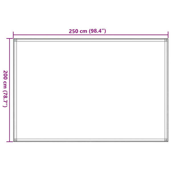 vidaXL Tent Carpet 250x200 cm Taupe