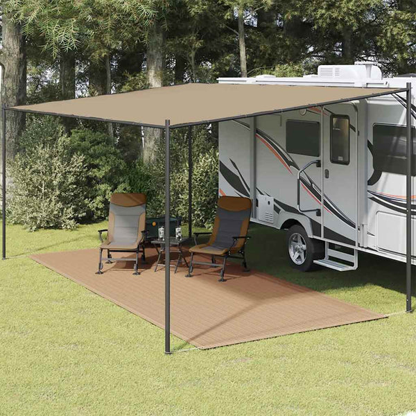 vidaXL Tent Carpet 250x550 cm Taupe