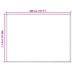 vidaXL Tent Carpet 300x400 cm Taupe