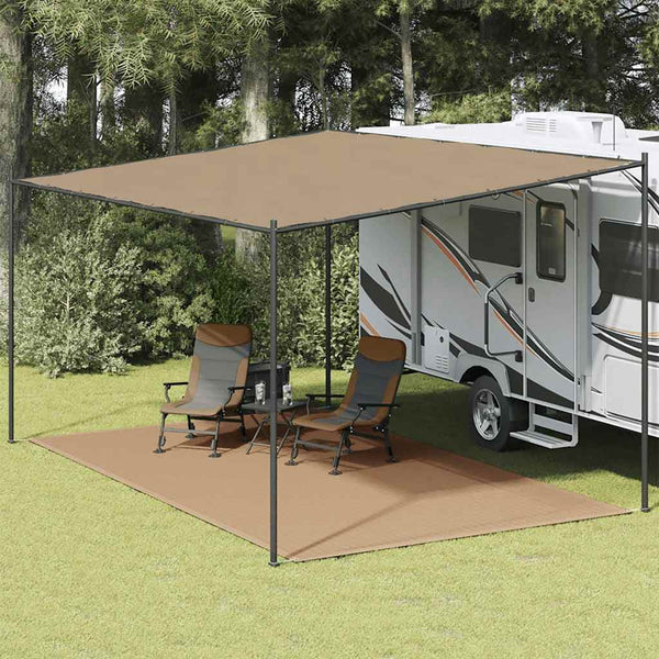 vidaXL Awning Carpet 300x500 cm Taupe