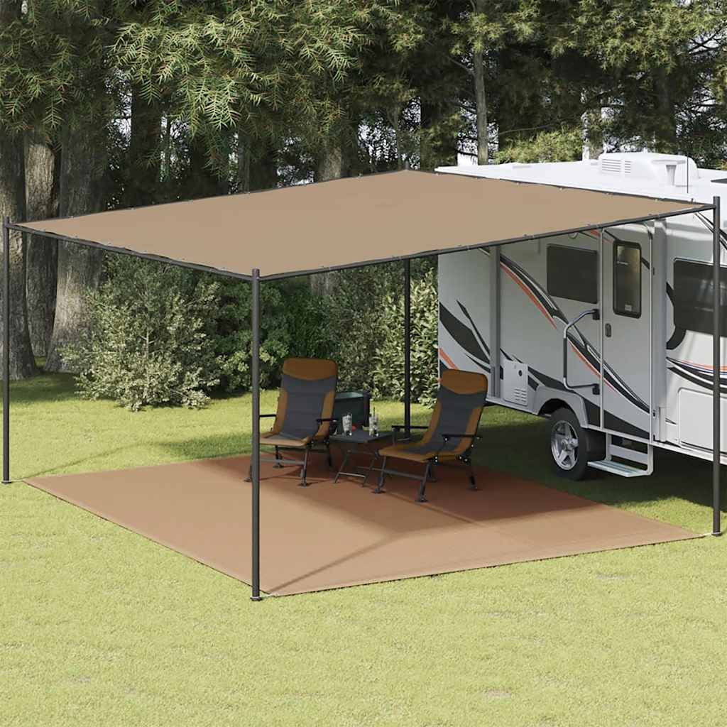 vidaXL Tent Carpet 400x500 cm Taupe