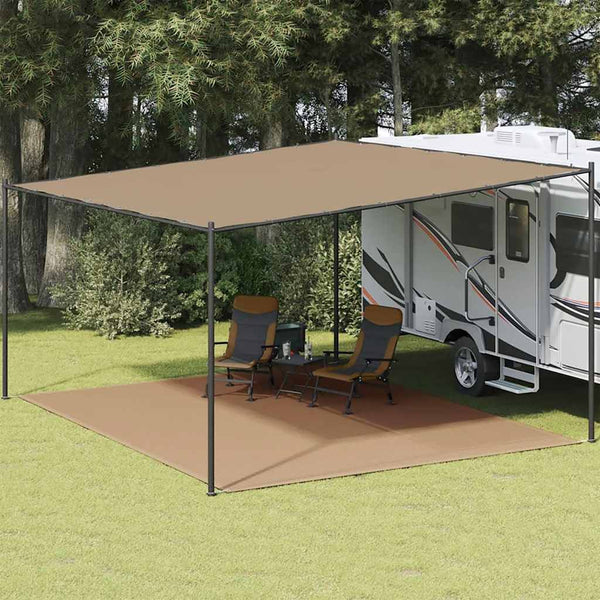 vidaXL Tent Carpet 400x500 cm Taupe
