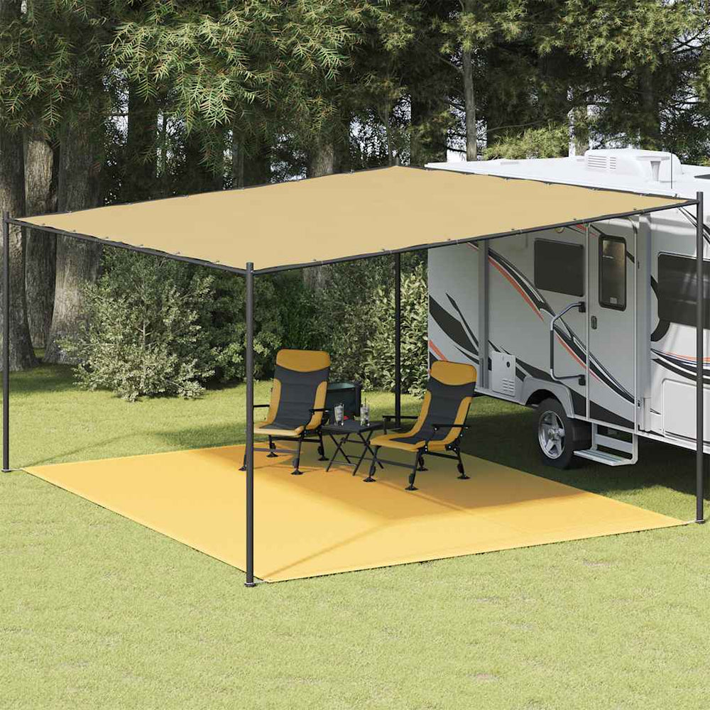 vidaXL Tent Carpet 400x500 cm Beige