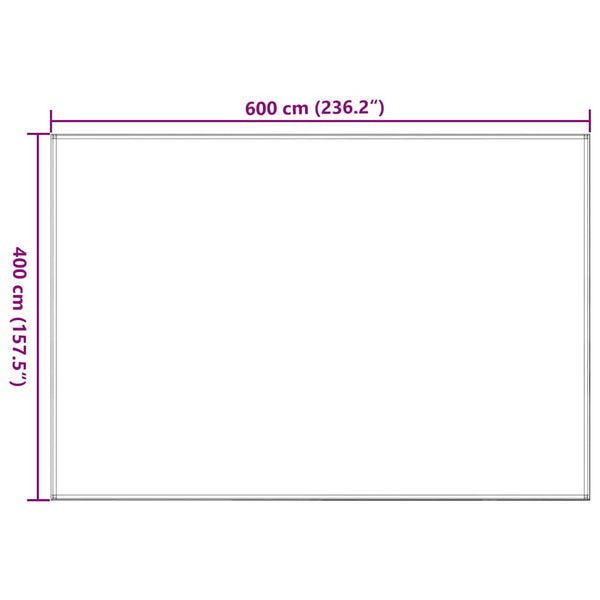 vidaXL Tent Carpet 400x600 cm Beige