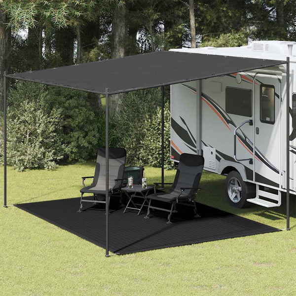 vidaXL Tent Carpet 300x400 cm Black