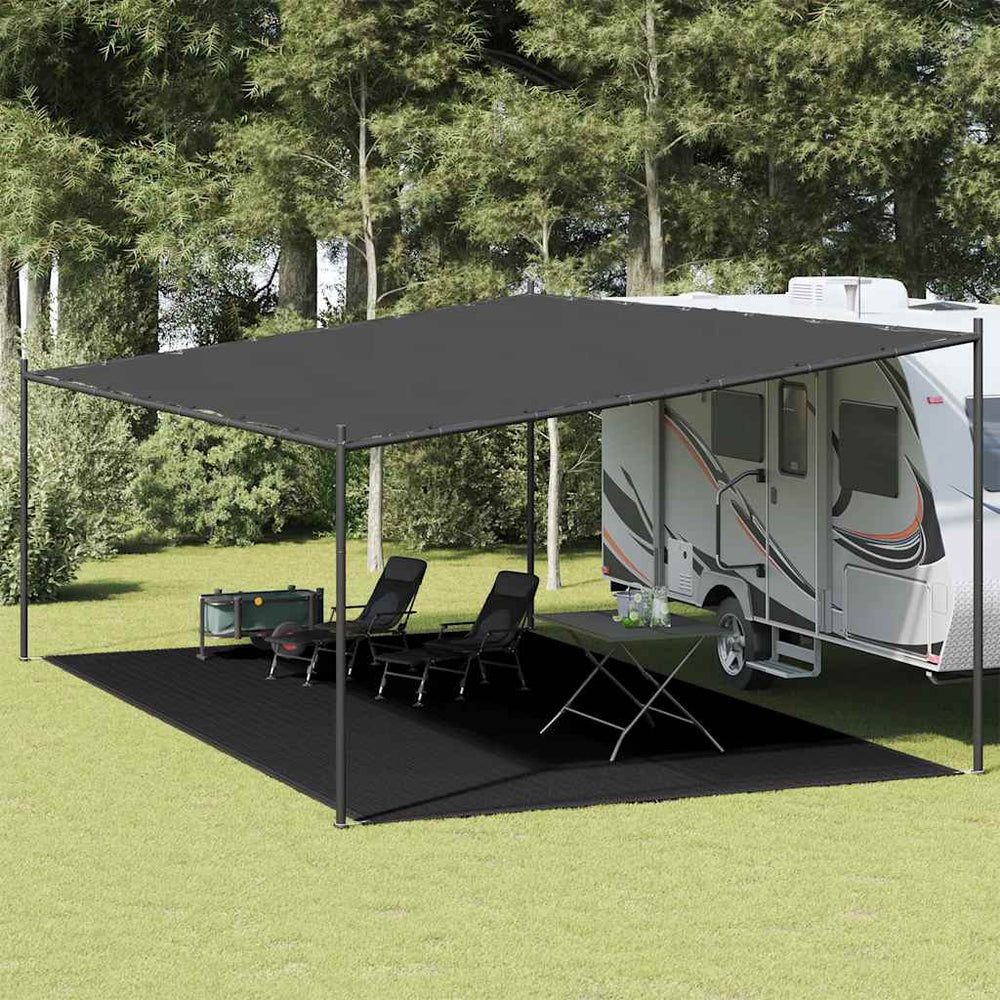 vidaXL Tent Carpet 400x600 cm Black