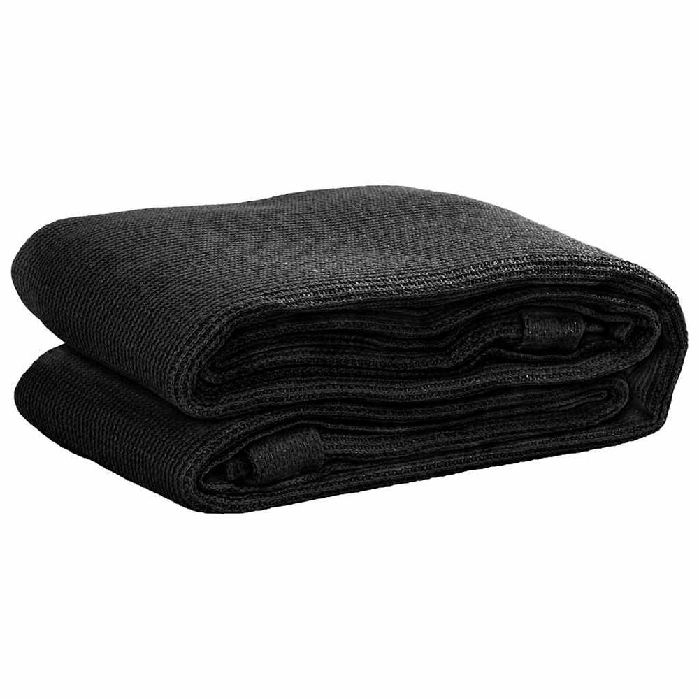 vidaXL Awning Carpet 400x700 cm Black HDPE