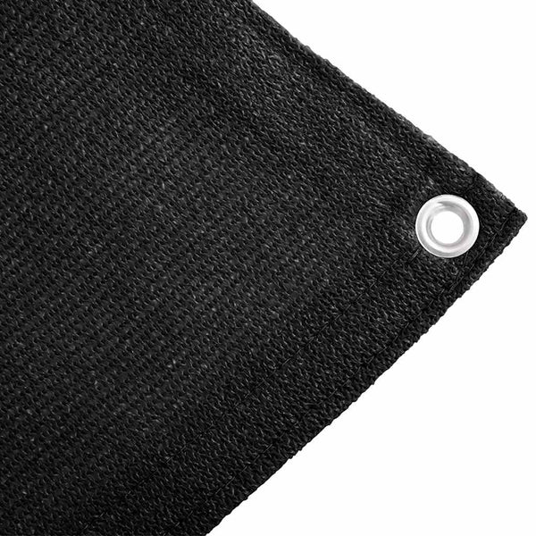 vidaXL Tent Carpet 400x800 cm Black HDPE