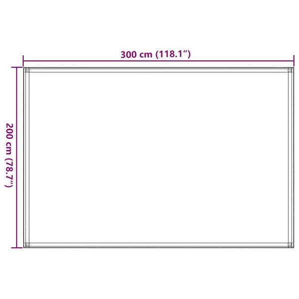 vidaXL Tent Carpet 200x300 cm Brown