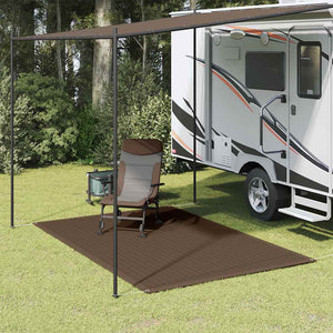 vidaXL Tent Carpet 200x300 cm Brown