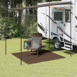 vidaXL Awning Carpet 250x250 cm Brown