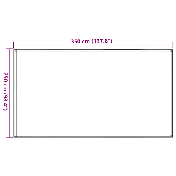 vidaXL Tent Carpet 250x350 cm Brown