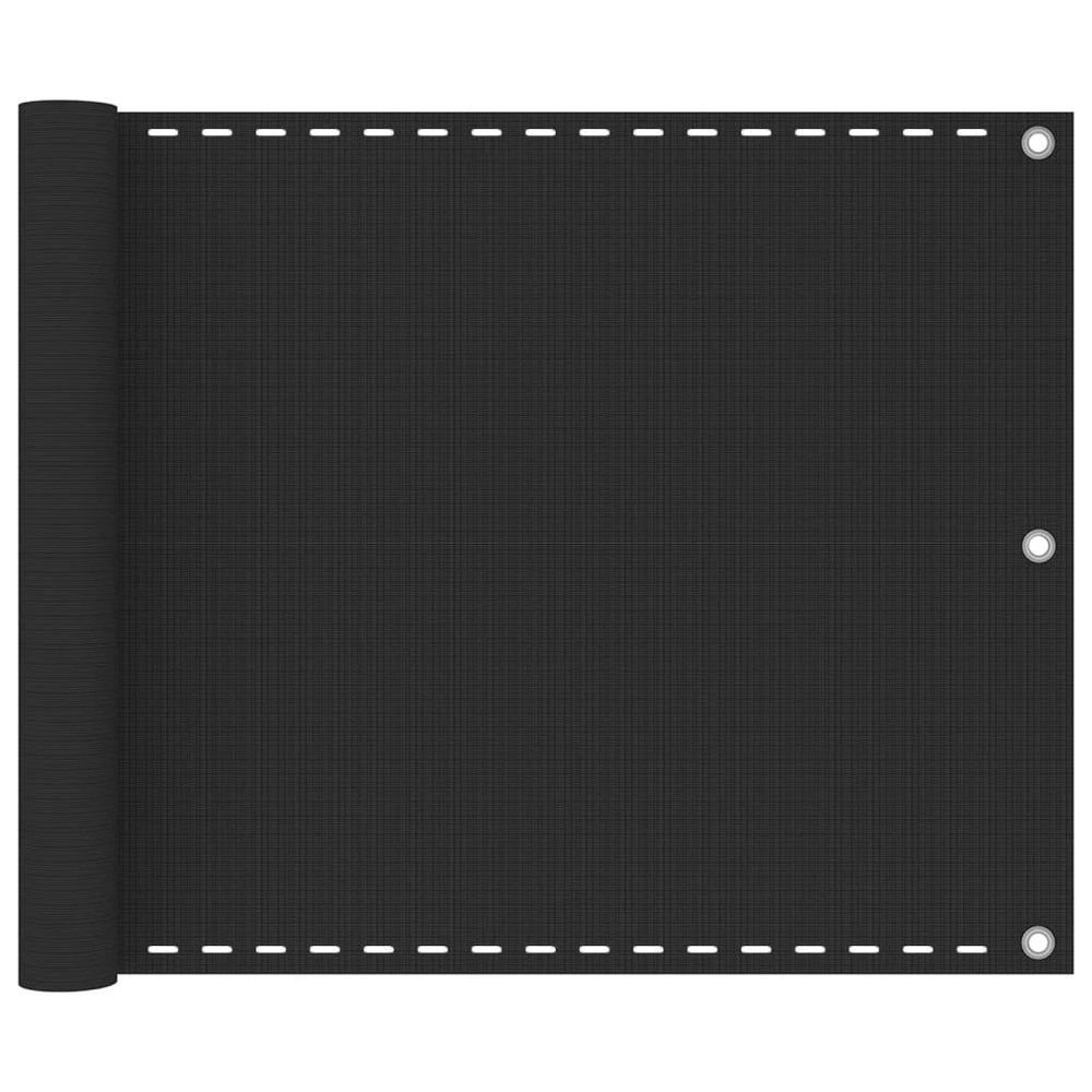 vidaXL Balcony Privacy Screen Anthracite 75x300 cm HDPE