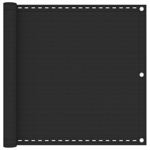 vidaXL Balcony Privacy Screen Anthracite 90x300 cm HDPE