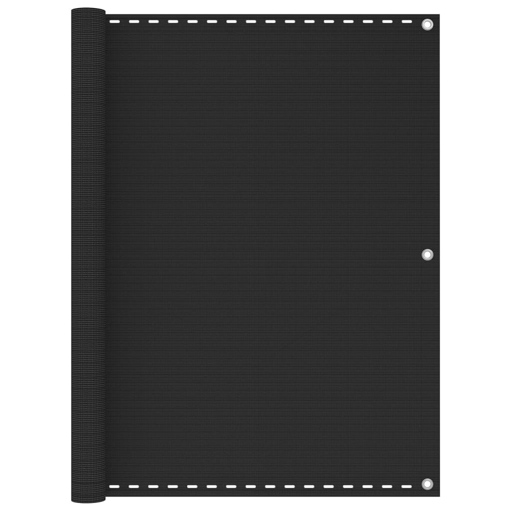 vidaXL Balcony Privacy Screen Anthracite 120x300 cm HDPE