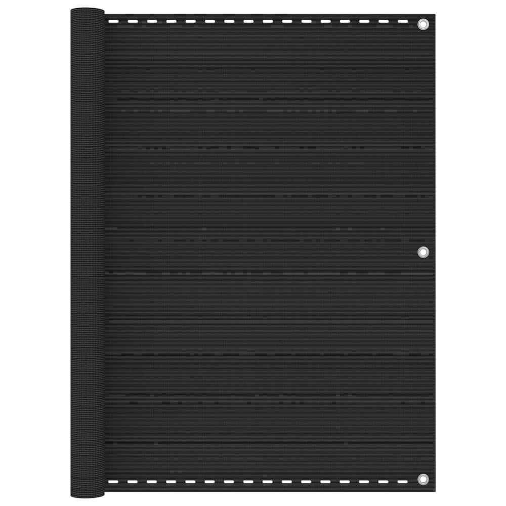 vidaXL Balcony Privacy Screen HDPE 120x500 cm Anthracite