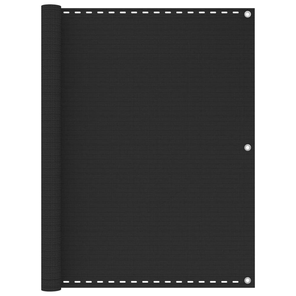 vidaXL Balcony Privacy Screen Anthracite 120x600 cm HDPE