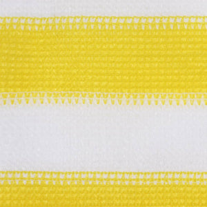 vidaXL Balcony Privacy Screen Yellow and White 120x500 cm HDPE