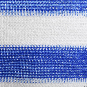vidaXL Balcony Privacy Screen Blue and White 75x500 cm HDPE