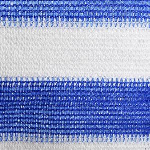 vidaXL Balcony Privacy Screen Blue and White 90x300 cm HDPE