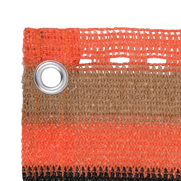 vidaXL Balcony Privacy Screen Multicolored 75x500 cm HDPE
