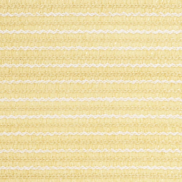 vidaXL Balcony Privacy Screen Beige 120x500 cm HDPE