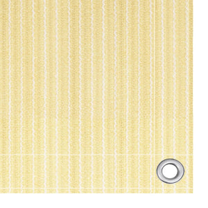 vidaXL Balcony Privacy Screen Beige 120x500 cm HDPE