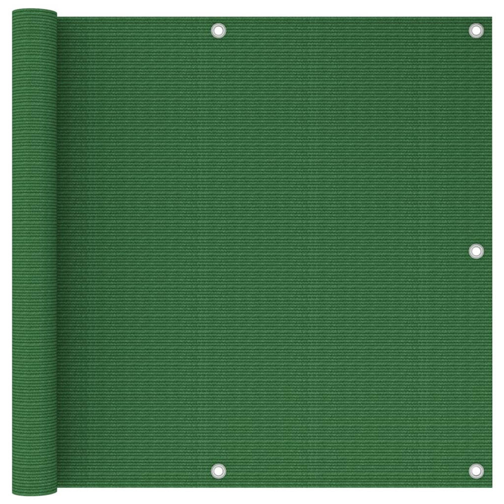 vidaXL Balcony Privacy Screen Light Green 90x300 cm HDPE