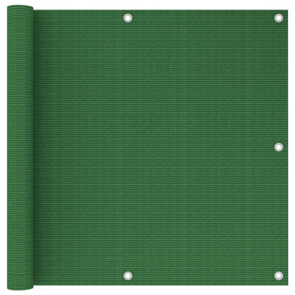 vidaXL Balcony Privacy Screen Light Green 90x300 cm HDPE