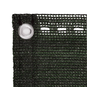 vidaXL Balcony Privacy Screen Dark Green 75x600 cm HDPE
