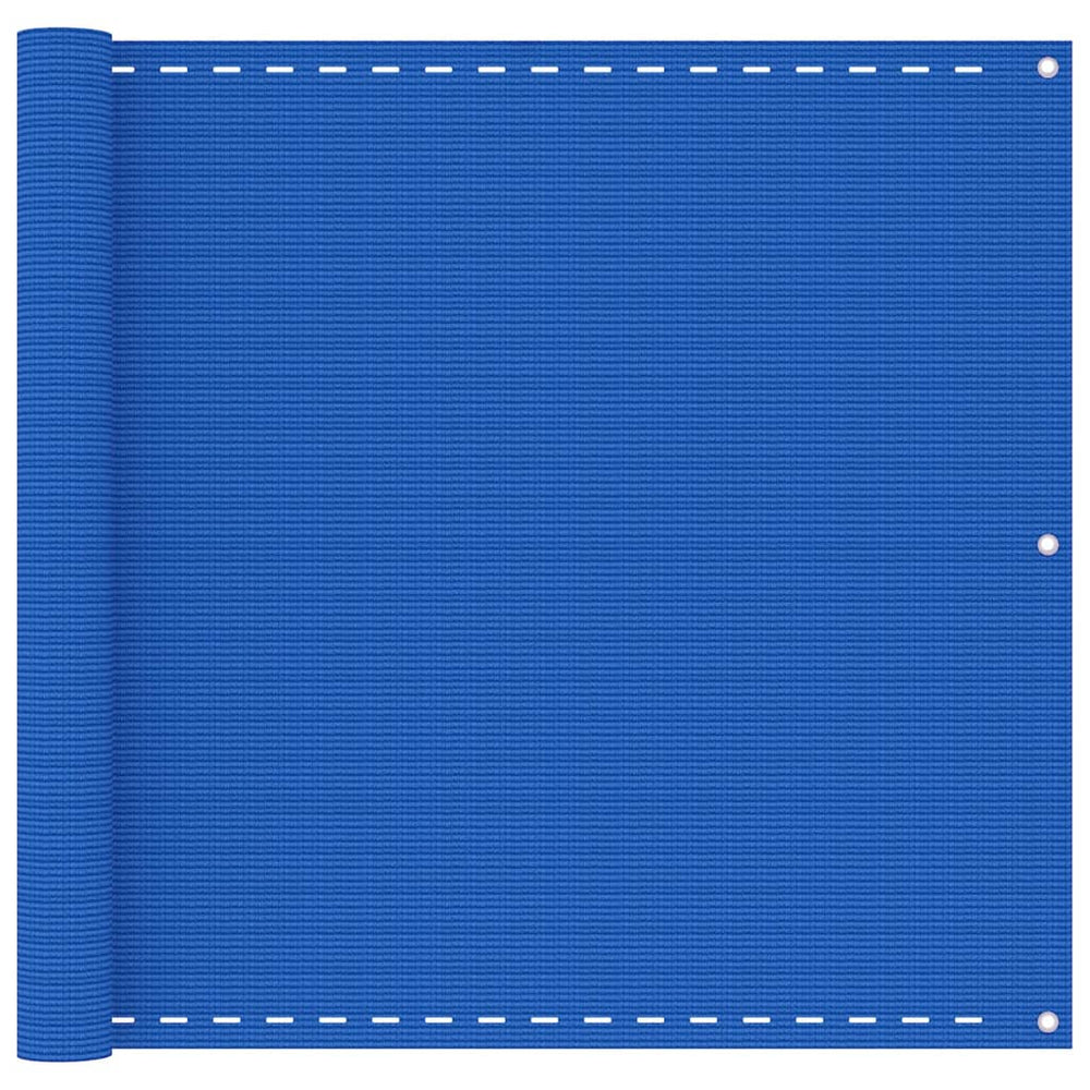 vidaXL Balcony Privacy Screen Blue 90x600 cm HDPE
