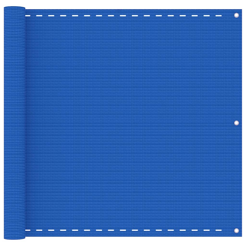 vidaXL Balcony Privacy Screen Blue 90x600 cm HDPE