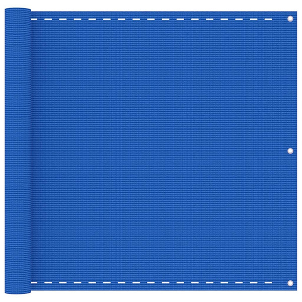 vidaXL Balcony Privacy Screen Blue 90x600 cm HDPE