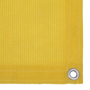 vidaXL Balcony Privacy Screen Yellow 75x400 cm HDPE