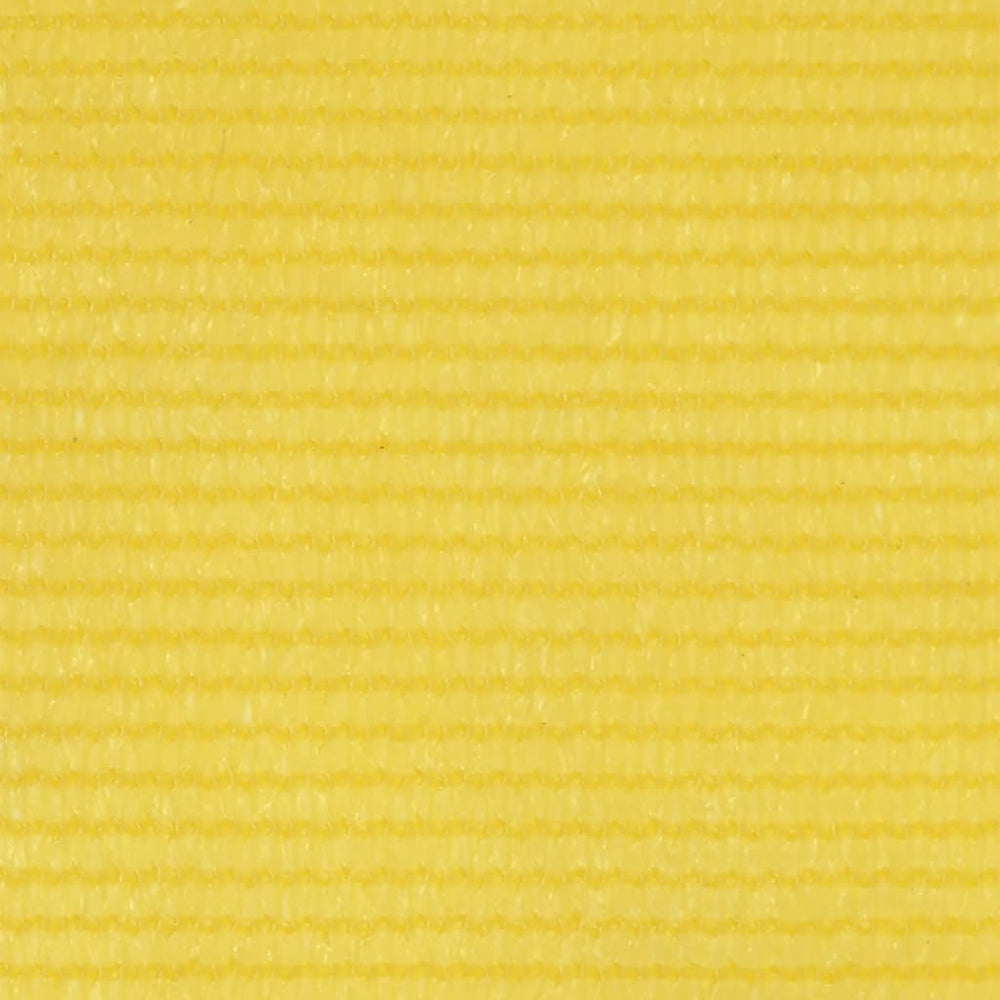 vidaXL Balcony Privacy Screen Yellow 75x600 cm HDPE