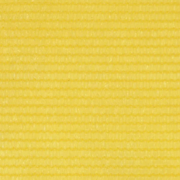 vidaXL Balcony Privacy Screen Yellow 75x600 cm HDPE