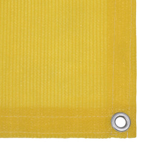 vidaXL Balcony Privacy Screen Yellow 90x400 cm HDPE