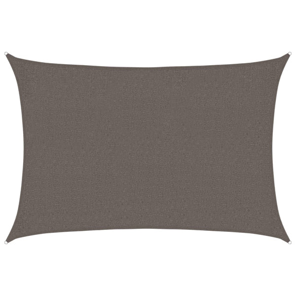 vidaXL Sun Shade Sail 160 g/m² Anthracite 2x2.5 m HDPE
