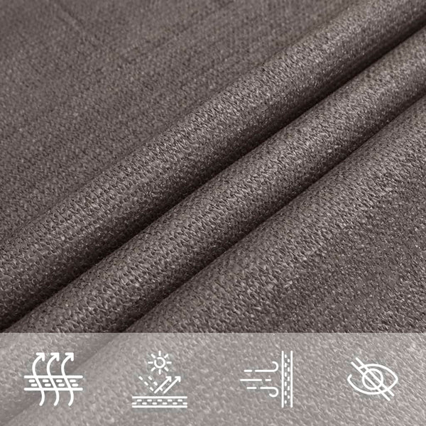 vidaXL HDPE Shade Sail 160 gsm Anthracite 2x3 m