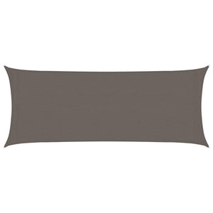 vidaXL Sun Shade Sail 160 g/m² Anthracite 2x5 m HDPE