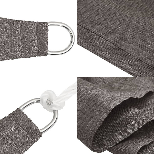 vidaXL Sun Shade Sail 160 g/m² Anthracite 2.5x4.5 m HDPE