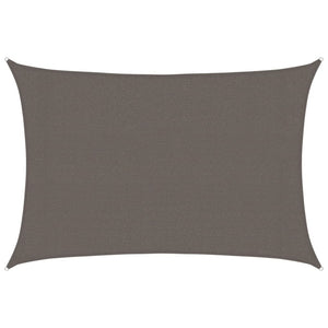 vidaXL Sun Shade Sail 160 g/m² Anthracite 3x4 m HDPE