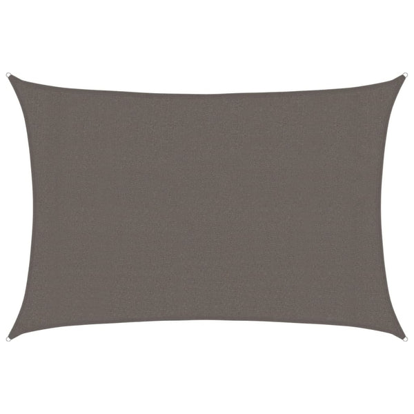 vidaXL Sun Shade Sail 160 g/m² Anthracite 3x4 m HDPE