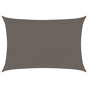 vidaXL HDPE Sun Shade Sail 160 gsm Anthracite 3.5x4.5 m