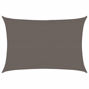 vidaXL Sun Shade Sail 160 g/m² Anthracite 3.5x5 m HDPE