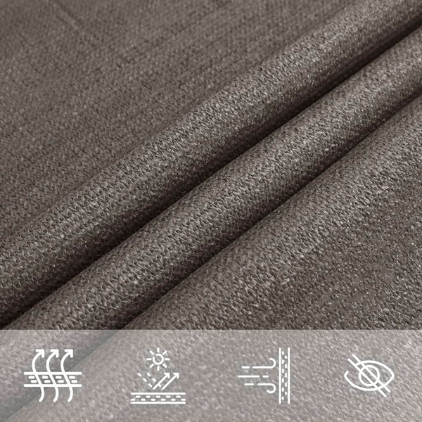 vidaXL Sun Shade Sail 160 g/m² Anthracite 3.5x5 m HDPE