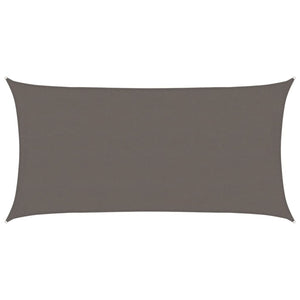 vidaXL Sun Shade Sail 160 g/m² Anthracite 4x7 m HDPE