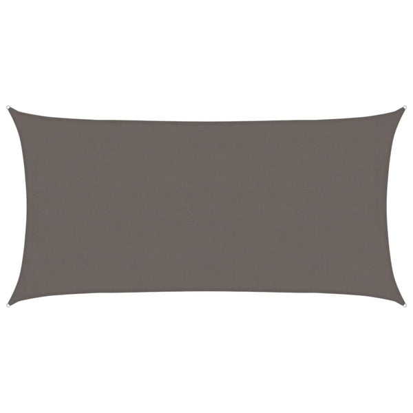 vidaXL Sun Shade Sail 160 g/m² Anthracite 4x7 m HDPE